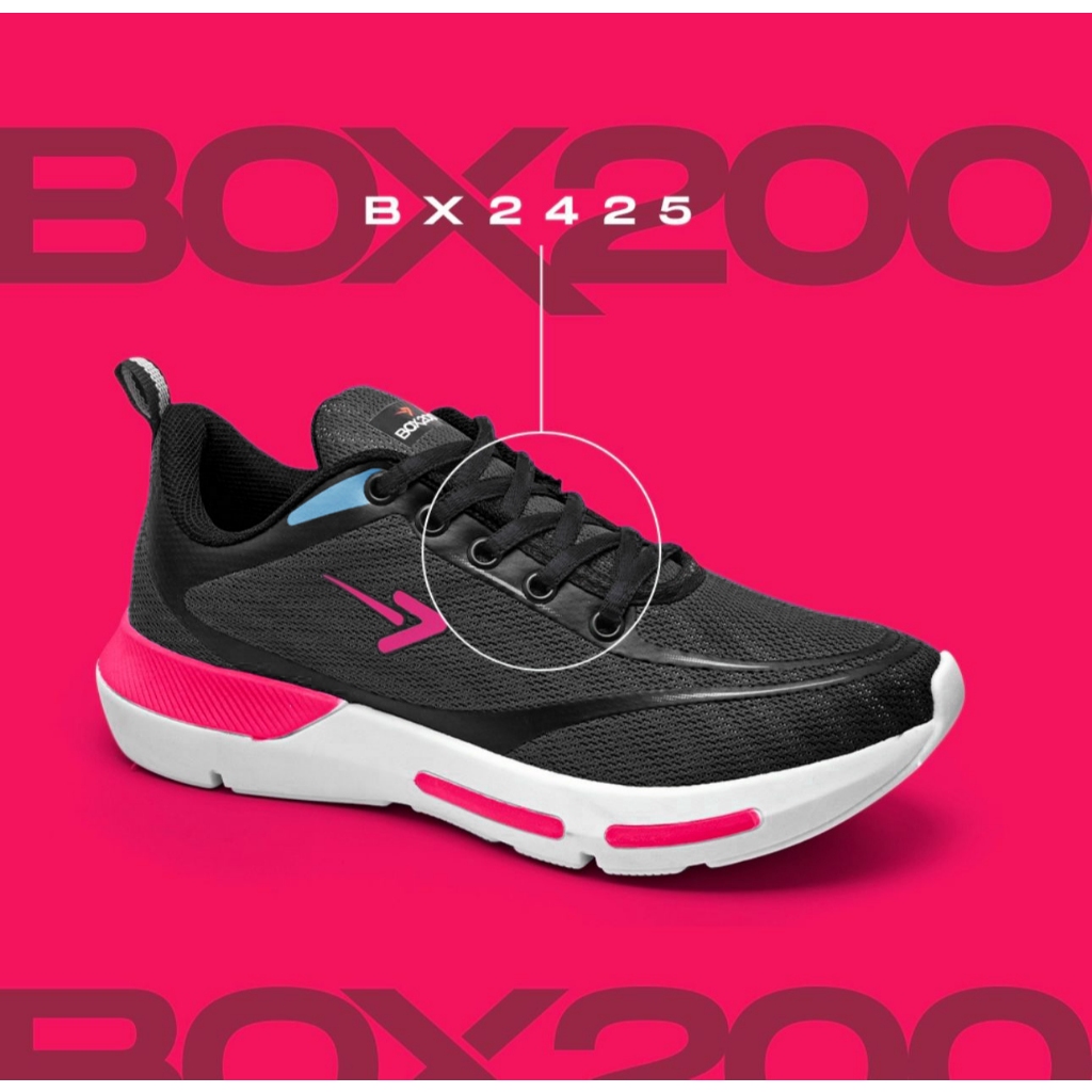 Tênis Box200 Esportivo Flexibilidade Academia Caminhada Conforto Leve ...
