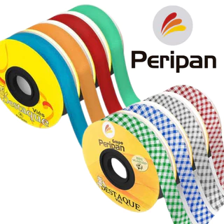 Viés de Algodão Largo 35mm x 20m - Destaque Peripan CARTELA 1 em Oferta na Shopee