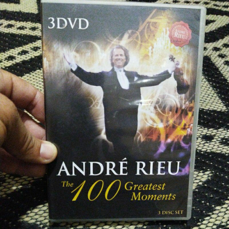 dvd André Riel - The 100 greats moments | Shopee Brasil