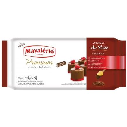 Barra de Cobertura de Chocolate Ao Leite Premium Fracionada 