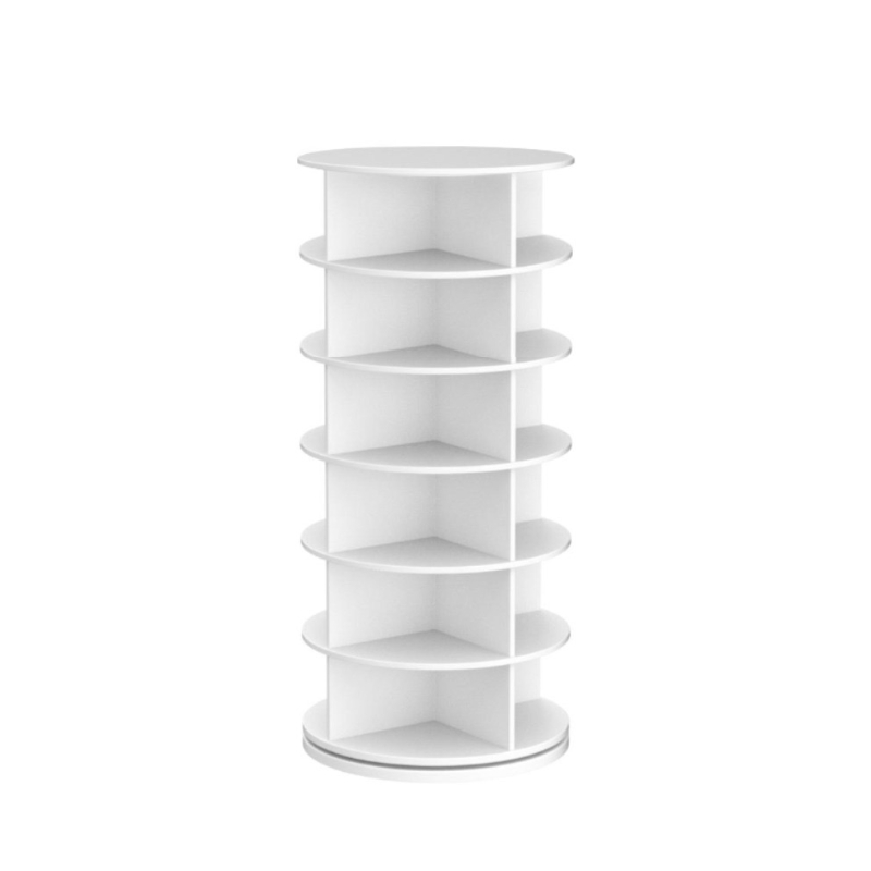 Sapateira Giratória Zeelux Mdf 48 Pares Cor Branco - Melhora o Preço