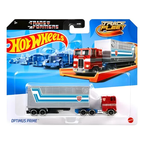 Hot Wheels Track Fleet Optimus Prime Transformers Volvo Camper Speed 