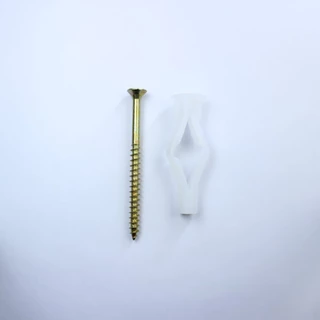 Pacote 25 unid de Parafusos e Bucha N8 Trifixi em Oferta na Shopee