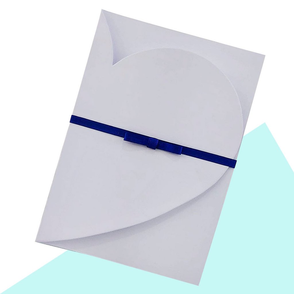 ENVELOPES COM FITAS DE CETIM em papel OFFSET para convites e ...