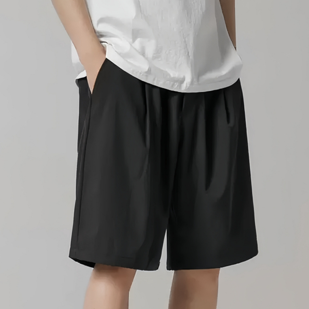 Bermuda Plus Size P ao G4 Masculina Lisa Malha Fria Seca Rápida Bolso Com Zíper