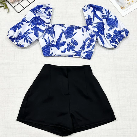 Conjunto Camisa e Short Feminino 2