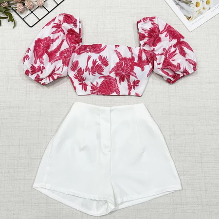 Conjunto Camisa e Short Feminino 3