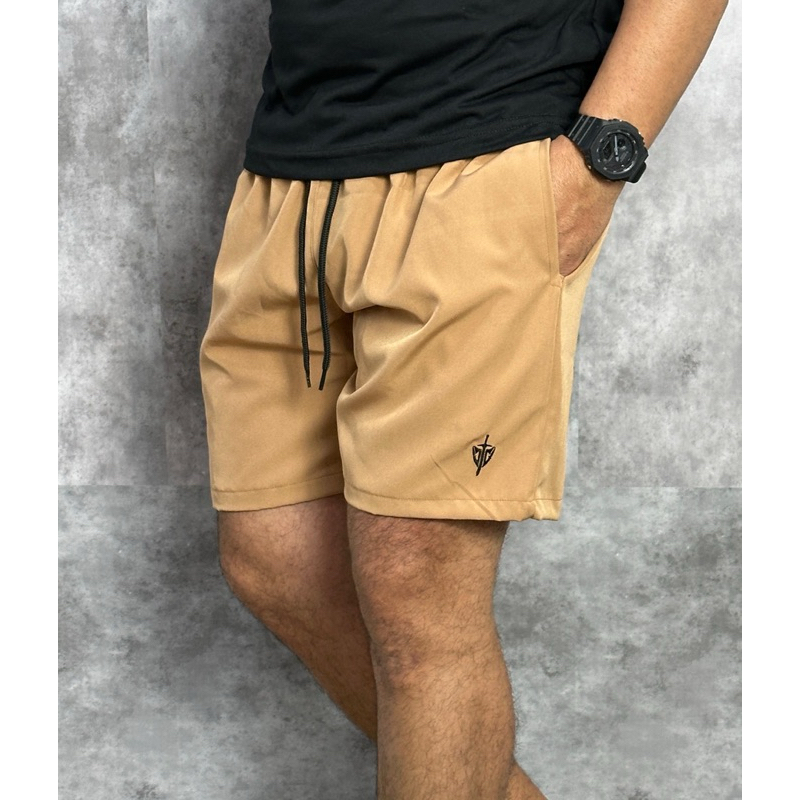 Short Masculino Tactel De Praia Bermuda Mauricinho Esportivo Treino