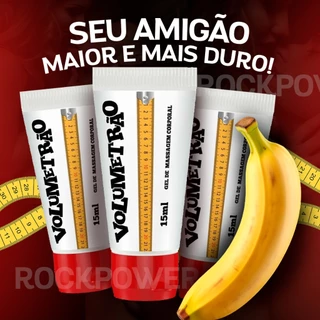 Gel Volumetrão Lubrificante Masculino e Retardante Sexshop Gel Peniano incha penis + volume tamanho em Oferta na Shopee