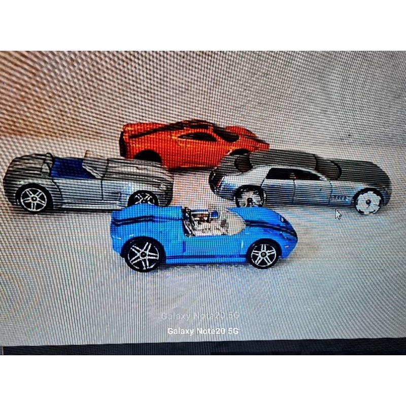 Ford Shelby Cobra Concept + 03 Minis First Editions 2005 Hot Wheels 1: 