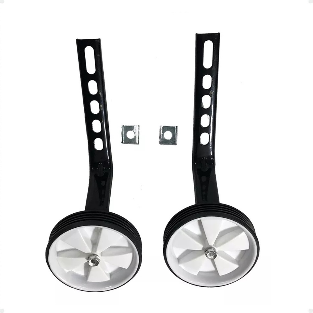 Rodinha Lateral Reforçada para Bicicletas Infantis Aro 12 14 16 20 – Suporte de Aço Ajustável Bike Fácil Instalação