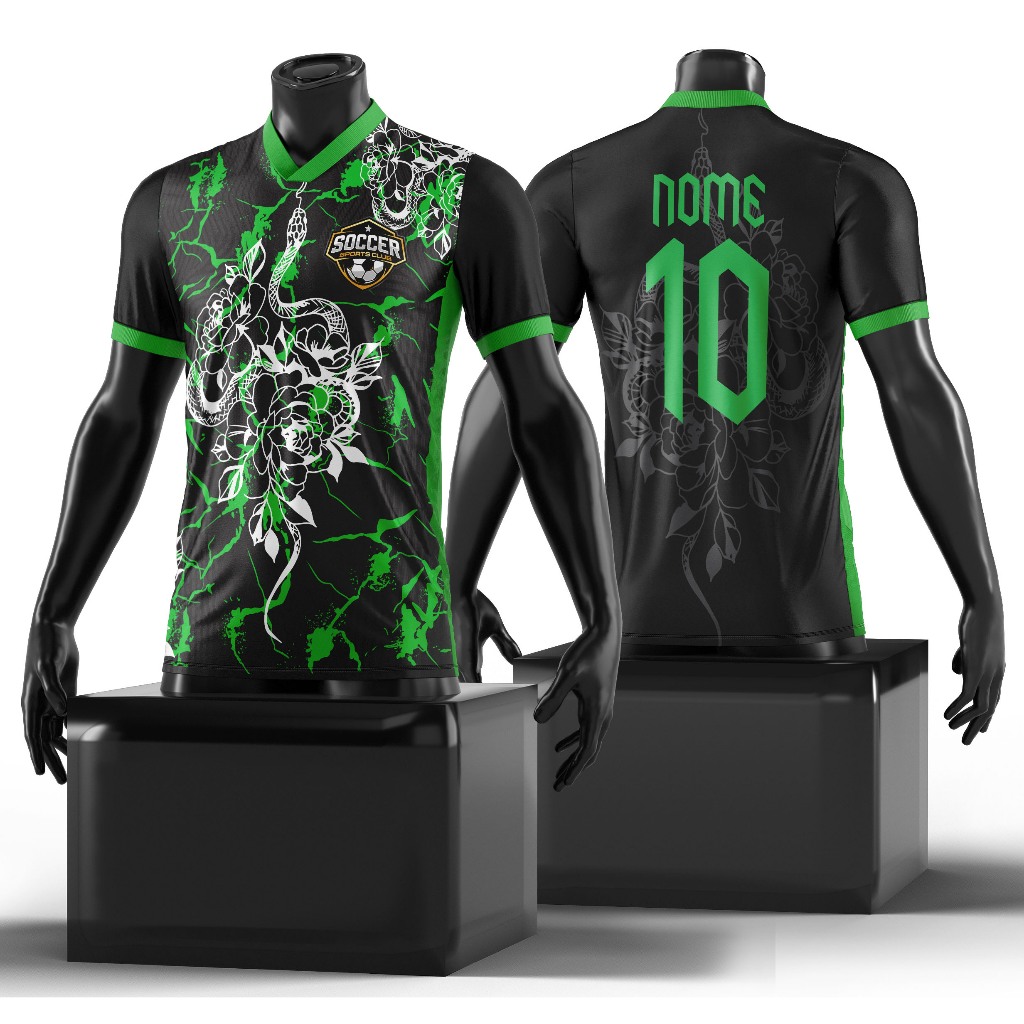 Kit com 5 camisas para interclasse/futebol/várzea personalizado com ...