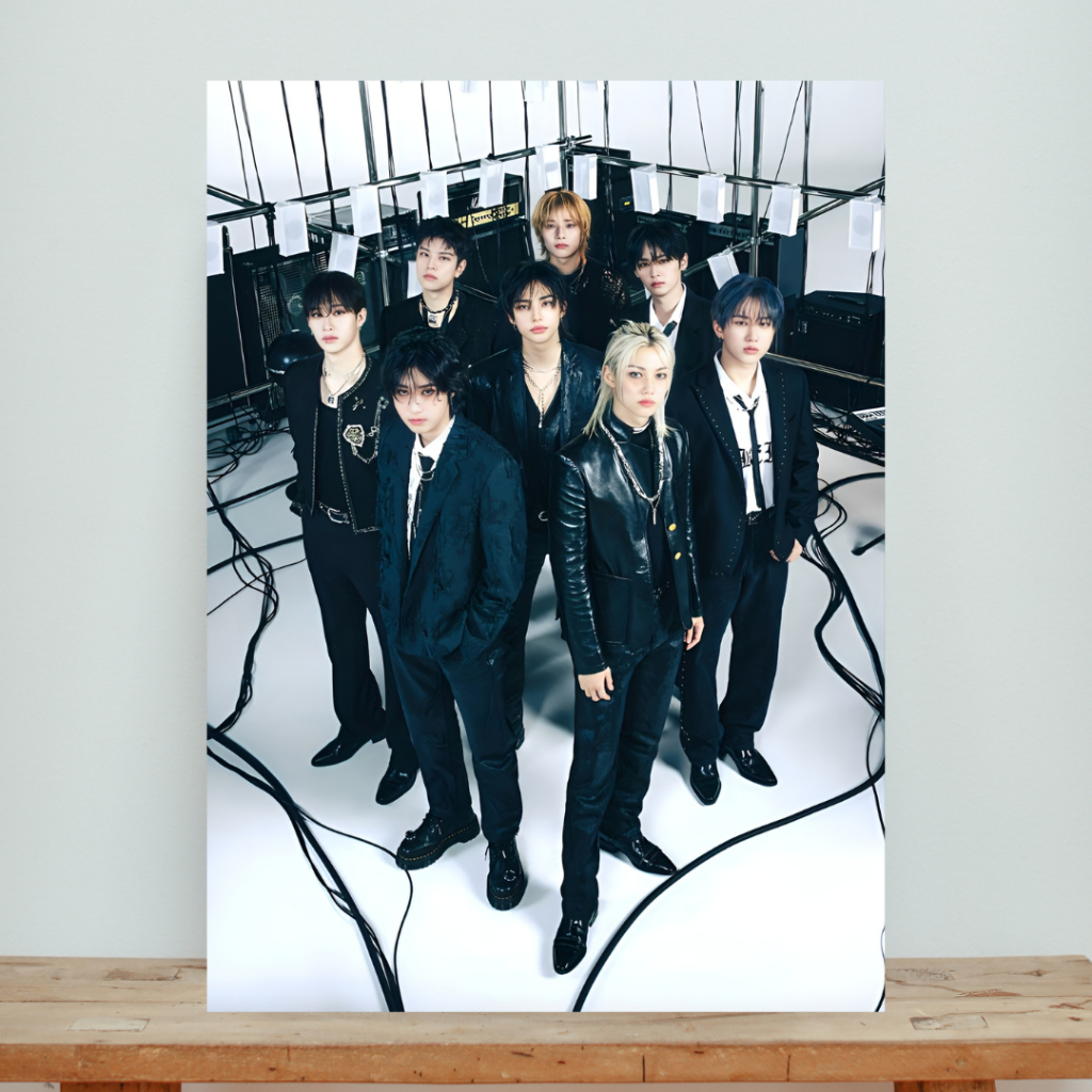 Quadro em Metal Print Personalizada STRAY KIDS ( Tamanho 20x28cm