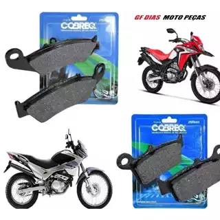 KIT PAR PASTILHAS FREIO HONDA XRE 300 2009 A 2018 S/ABS ORIGINALL COBREQ-Falcon1999 à 2008 PROMOÇÃO