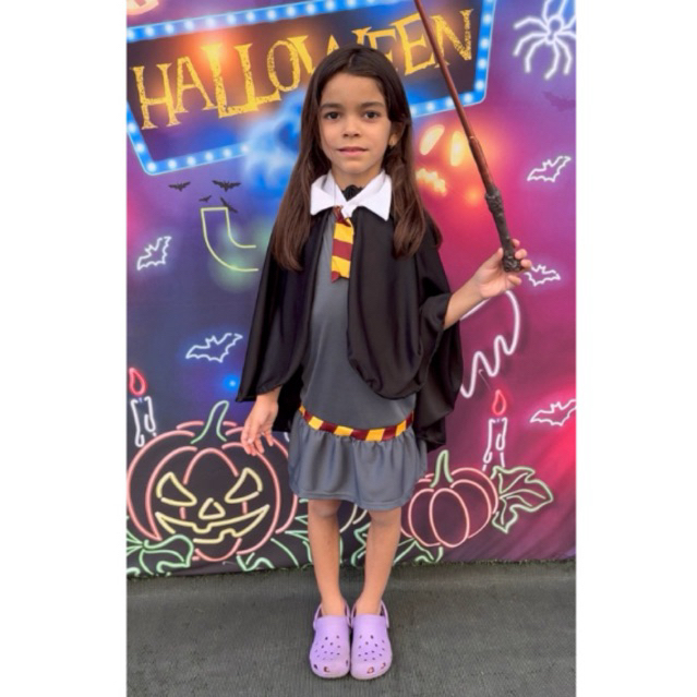 fantasia infantil Hermione roupa Harry potter menina | Shopee Brasil