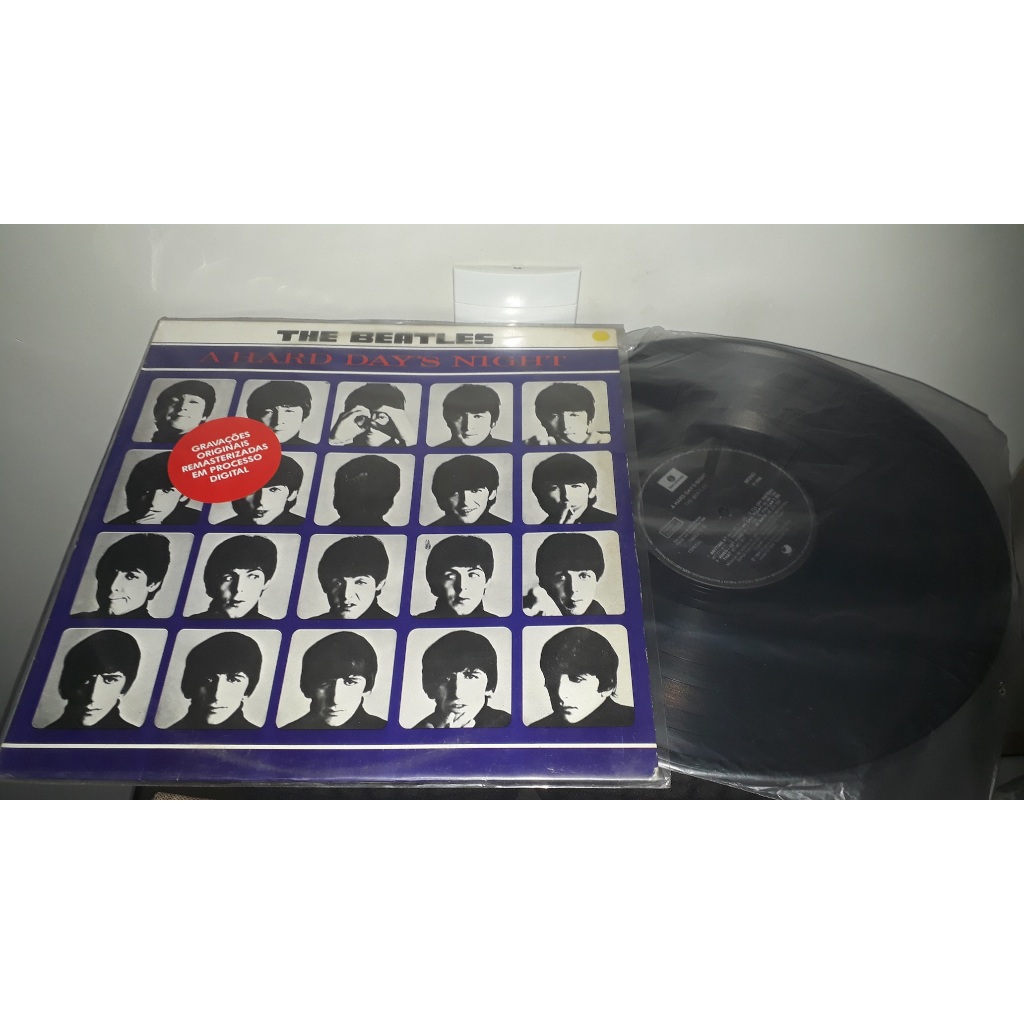 LP The Beatles A Hard Days Night Mono 1988 Remasterizado