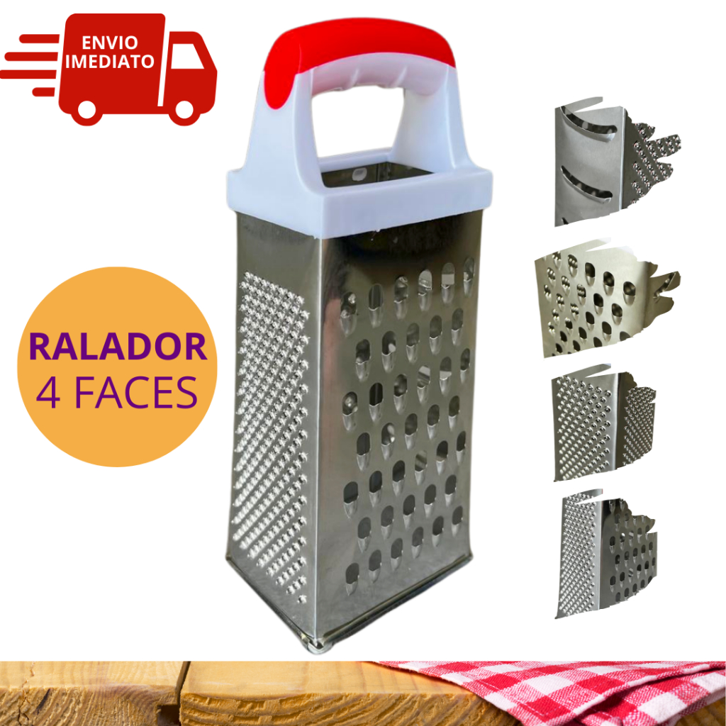 Ralador Fatiador 4 Faces com Alça 8