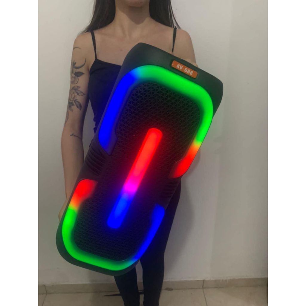 caixa de som portatil gigante 48cm 1500w pmpo bluetooth radio pendrive cartão de memoria