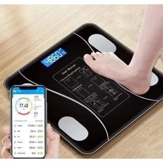 Balança Bioimpedância Corporal APP Bluetooth Suporta até 180 kg-envio imediato em Oferta na Shopee