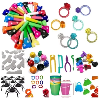 Kit 100 MINI Brinquedos COM 10 TIPOS DE  BRINQUEDO DIFERENTE  Festa Infantil PRENDA LEMBRANÇAS em Oferta na Shopee