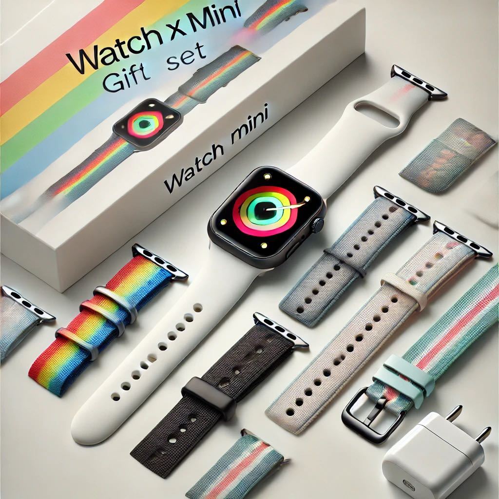 Smartwatch Relógio Warch X mini 7 Em 1 Pulseiras 38mm relógio feminino ...