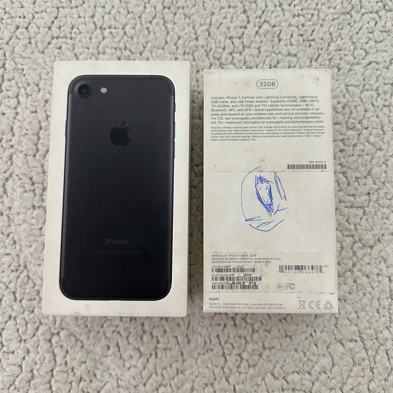 Caixa Vazia IPhone 7, Preto, 32GB | Shopee Brasil