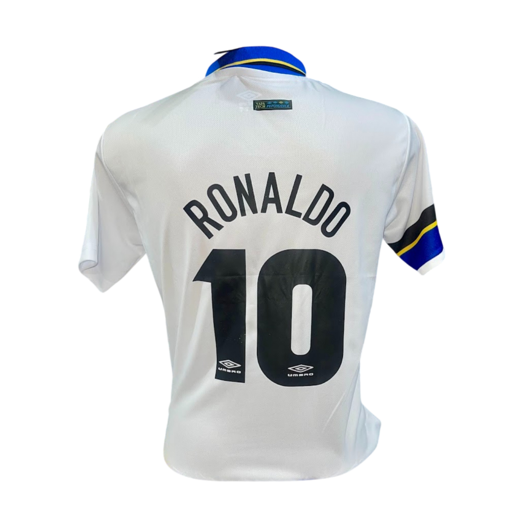 Camisa Masculina Ronaldo Fenomeno R9 Inter Milão Retro 1997 - Escorrega ...