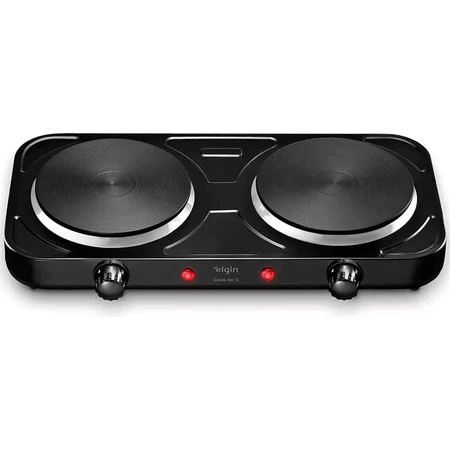 Fogão Cooktop elétrico Elgin 2 bocas 