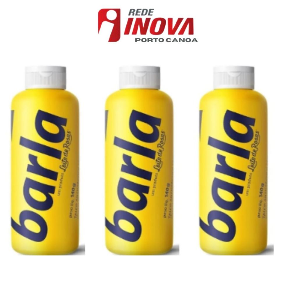 Kit 3 Talco para os Pés Barla com 140g