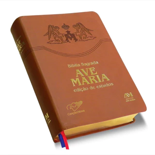 Bíblia Sagrada Católica Ave Maria Edição de estudos Editora Ação Social Claretiana