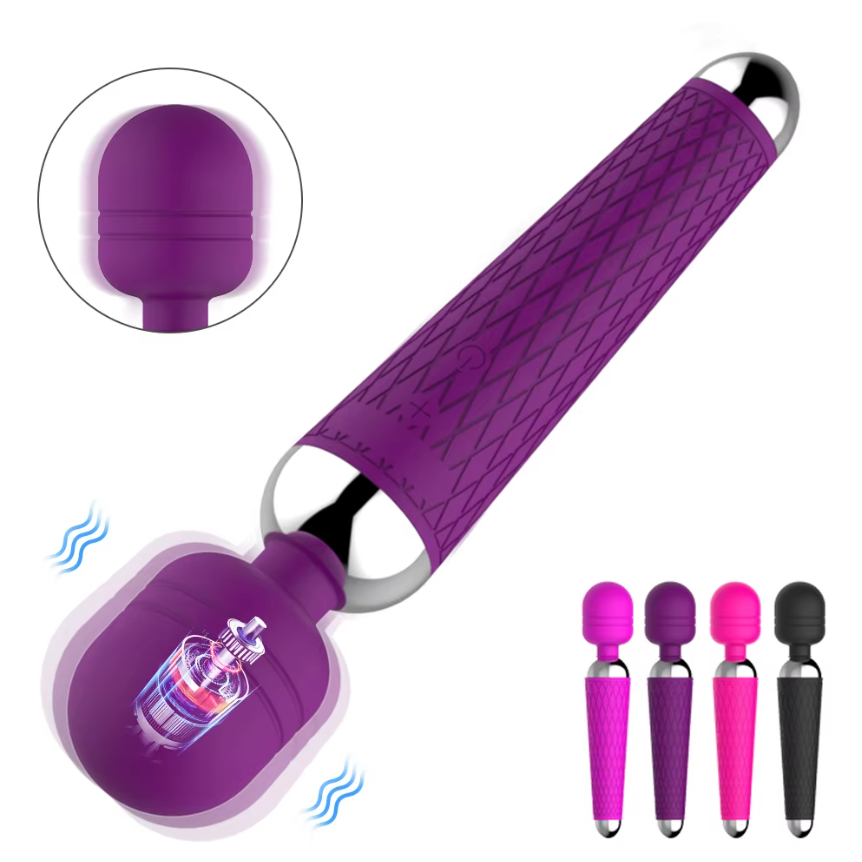 Vibrador Massageador Clitoriano Recarregav L Silencioso Varinha M Gica Port Til Frequ Ncias