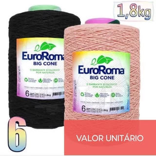 Barbante Big EuroRoma nº6 (1,8kg) unitário em Oferta na Shopee