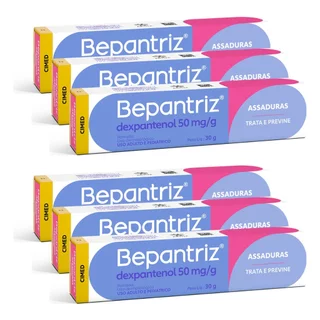 Kit 6 unidades Bepantriz Pomada 30g