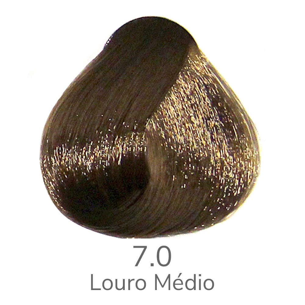 Luna Color 60g - 7.0 Louro Médio - Coloração Profissional | Shopee Brasil