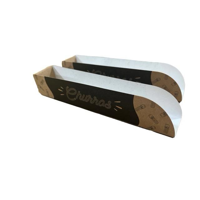 200 Caixinha Embalagem para Churros Gourmet - (200 Unidades)