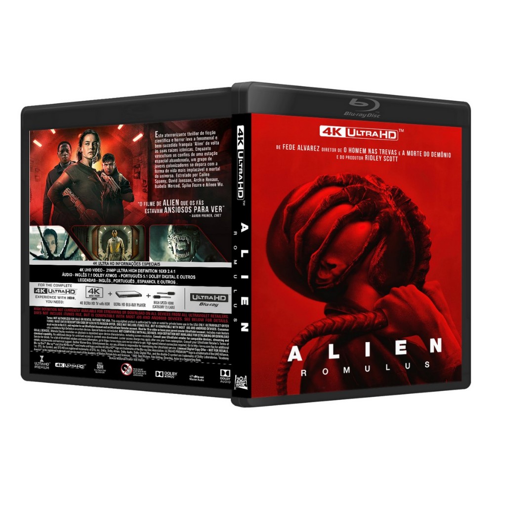 Blu-ray 4K: Alien - Romulus DUB/LEG [PERSONALIZADO] | Shopee Brasil