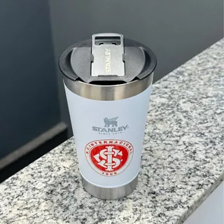 .ENVIO NO MESMO DIA Copo Térmica de Time/ Internacional/ Personalizado com tampa e abridor 473ml-PROMOÇÃOAQUI/COPO/S