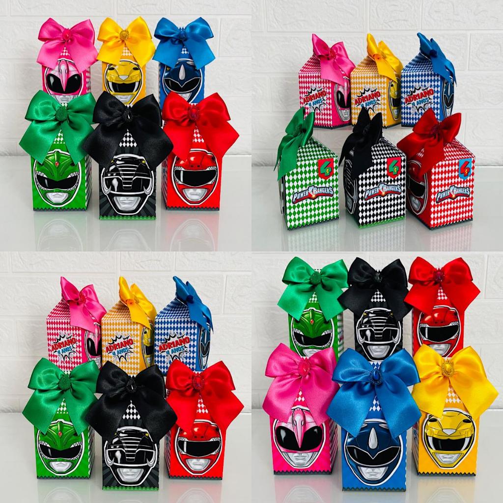 Caixas milk Power Rangers Lembrancinha power rangers - PEGUE E MONTE ...