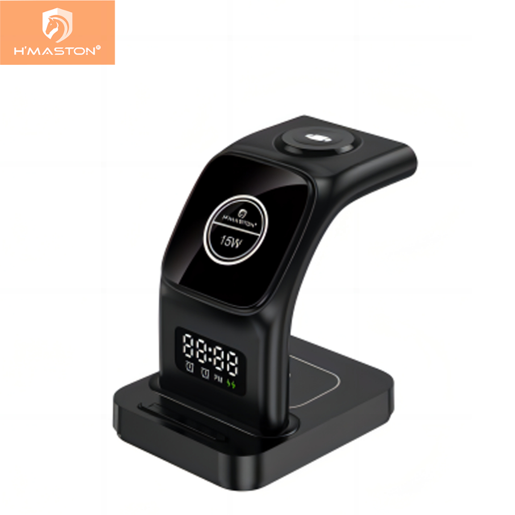 H'maston YD-31 Carregador Wireless Carregador Sem Fio 5 Em 1