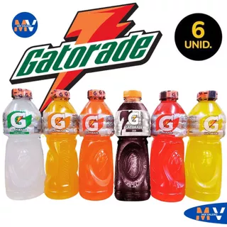 Gatorade Isotônico Energético 500ml Vários Sabores - Fardo 6un Hidratação, Energia e Disposição