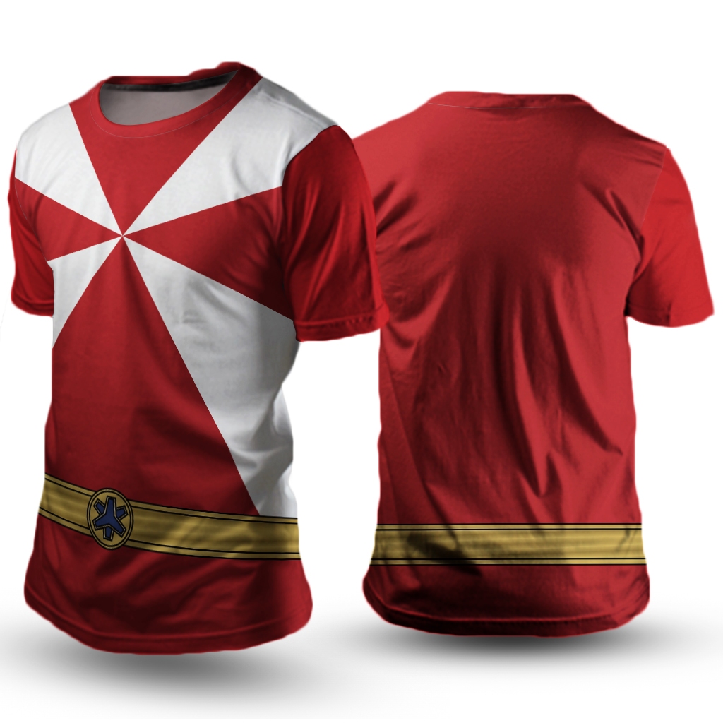 Camiseta Power Rangers Resgate GOGOV Shopee Brasil