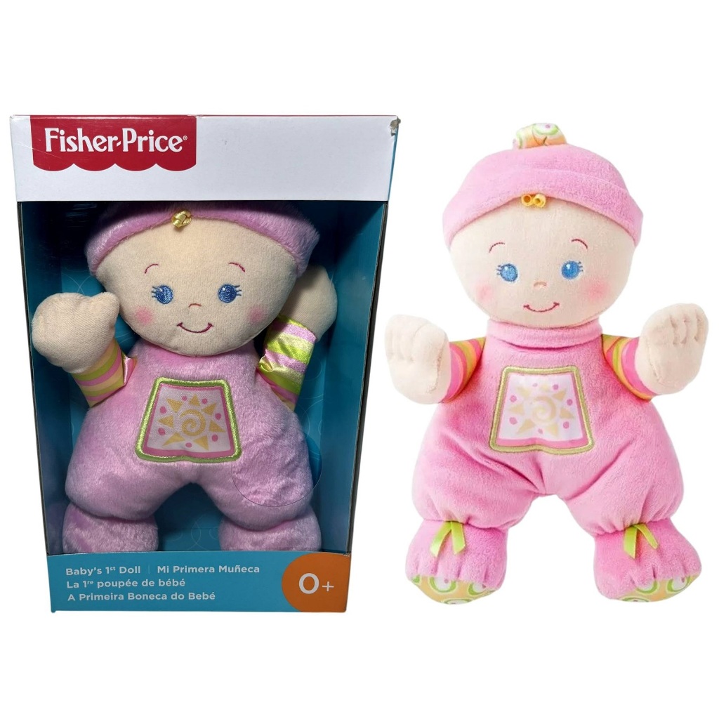 Pelúcia Primeira Boneca Menina Do Bebê Rosa - Brinquedo Para ...