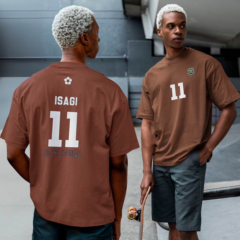 Camiseta Blue Lock Camisa 11 Isagi Equipe Japan Seleção Unissex