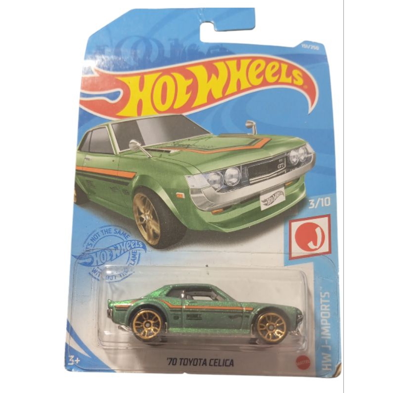 Hot Wheels Toyota Celica ’70 – Modellauto Im Maßstab 1:64, Blaugrün, Sammlerstück