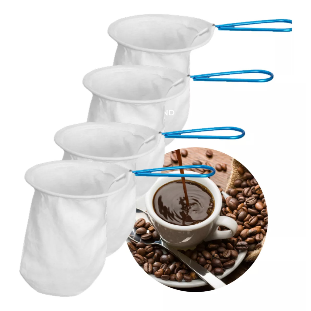 Coador De Pano Caipira Café Grande 100% Algodão | Shopee Brasil