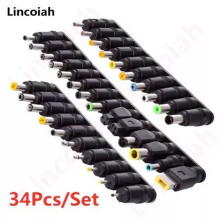 Kit Adaptadores Universais Conectores Plugs Para Fonte Notebook - 34 Peças