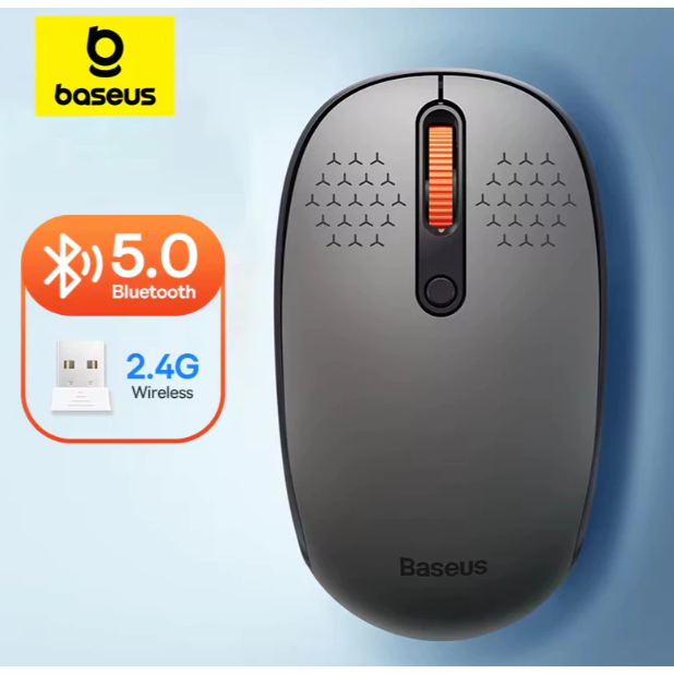 Mouse Sem Fio Baseus 2,4GHz F01B Tri-Mode Wireless Mouse | Shopee Brasil
