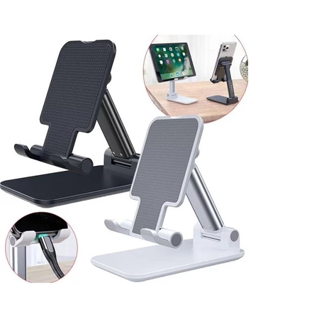 Suporte Para Celular e Tablet Dobrável Portátil Ajustável Apoio Mesa CORES ALEATORIAS