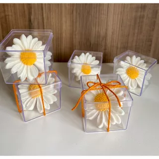 Lembrancinha Sabonete Artesanal Perfumado Flor Margarida Kit Chá Revelação Chá de Bebê Maternidade Festas Mimo em Oferta na Shopee