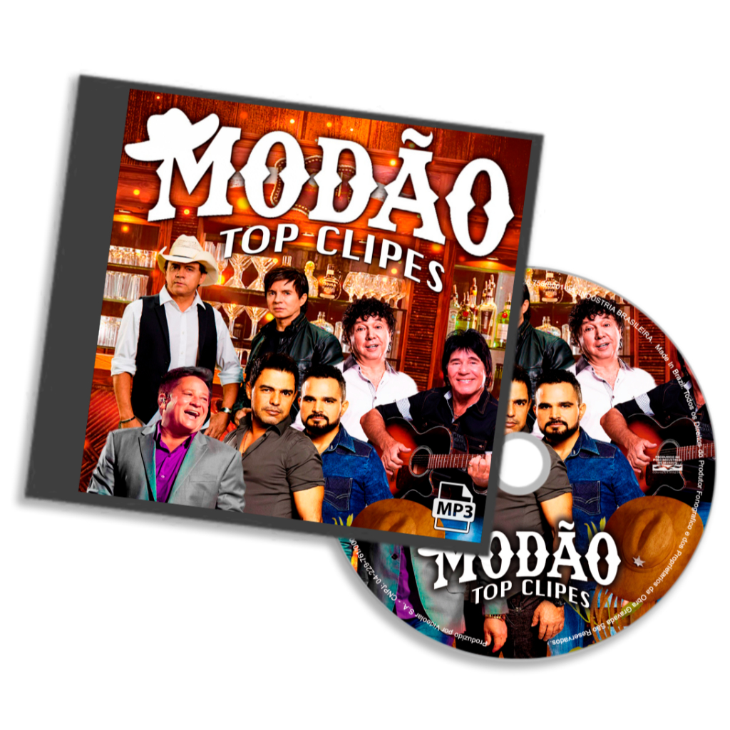 CD MP3 - Modão Top Clipes | Shopee Brasil